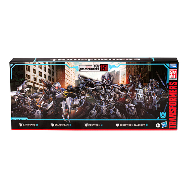 Multipack mit 4 Transformers-Generationen zum 15-jährigen Jubiläum der Decepticon Studio-Serie