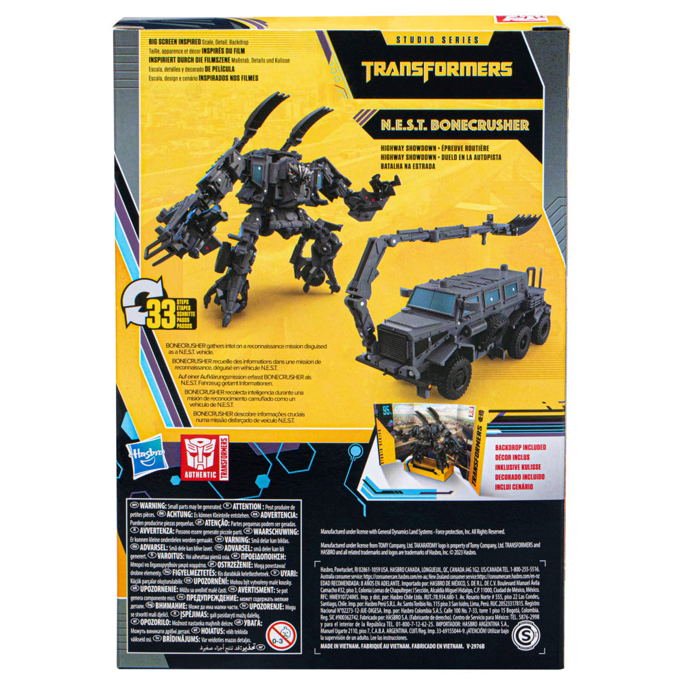 Bonecrusher Voyager Class 16.5cm Studio Series N.E.S.T. Buzzworthy Bumblebee