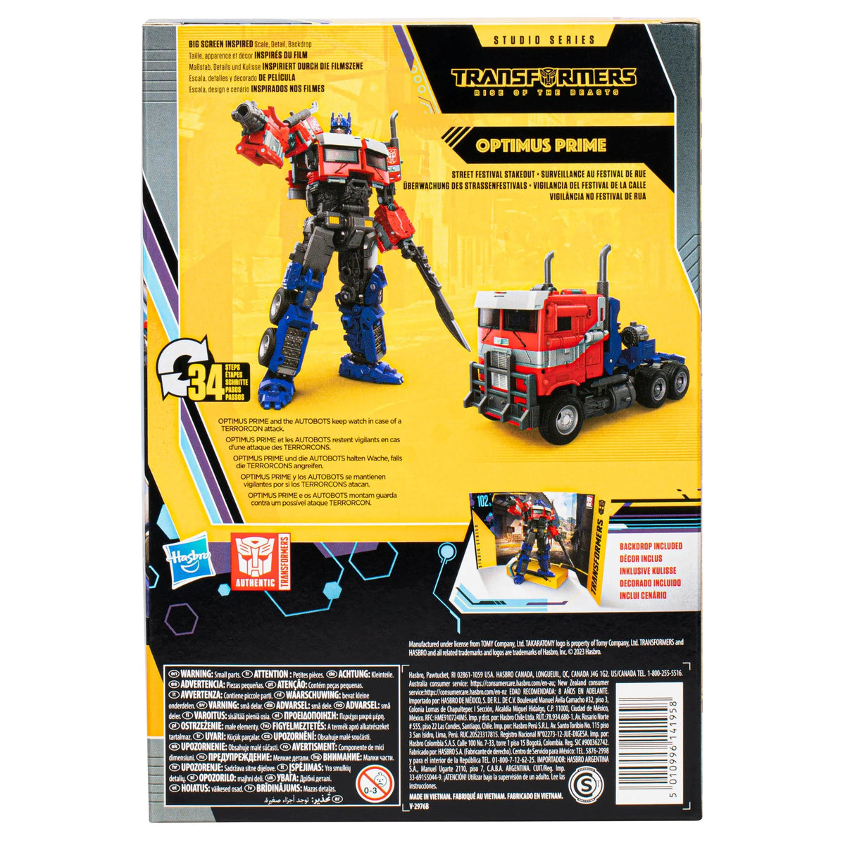 Optimus Prime Voyager Class 21.5cm Studio Series 102 Buzzworthy Bumblebee