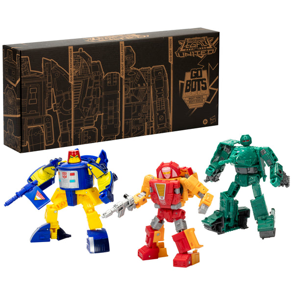 Go-Bot Guardians Deluxe Class 14cm Legacy United Generations Selects 3 Pack