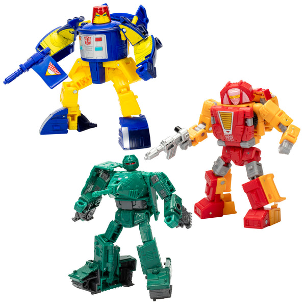 Go-Bot Guardians Deluxe Class 14 cm Legacy United Generations Selects 3er-Pack