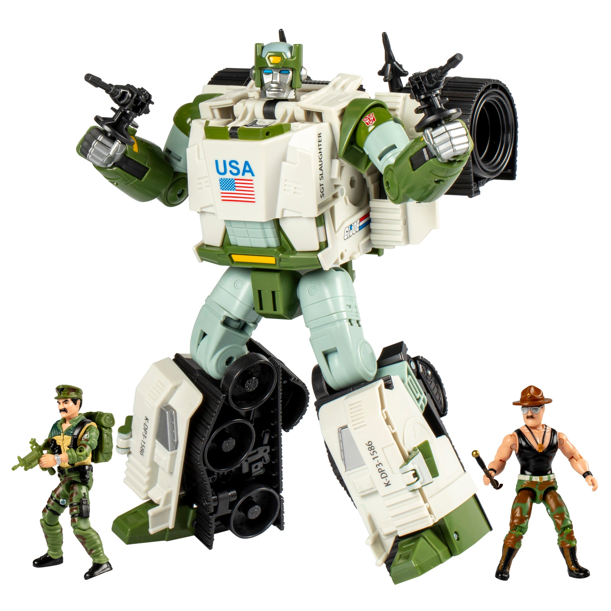 Figurines Transformers Collaborative G.I. Joe x Autobot Kup Triple T ...