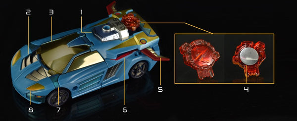 Matrica Pour Hot Shot Cybertron Legacy United