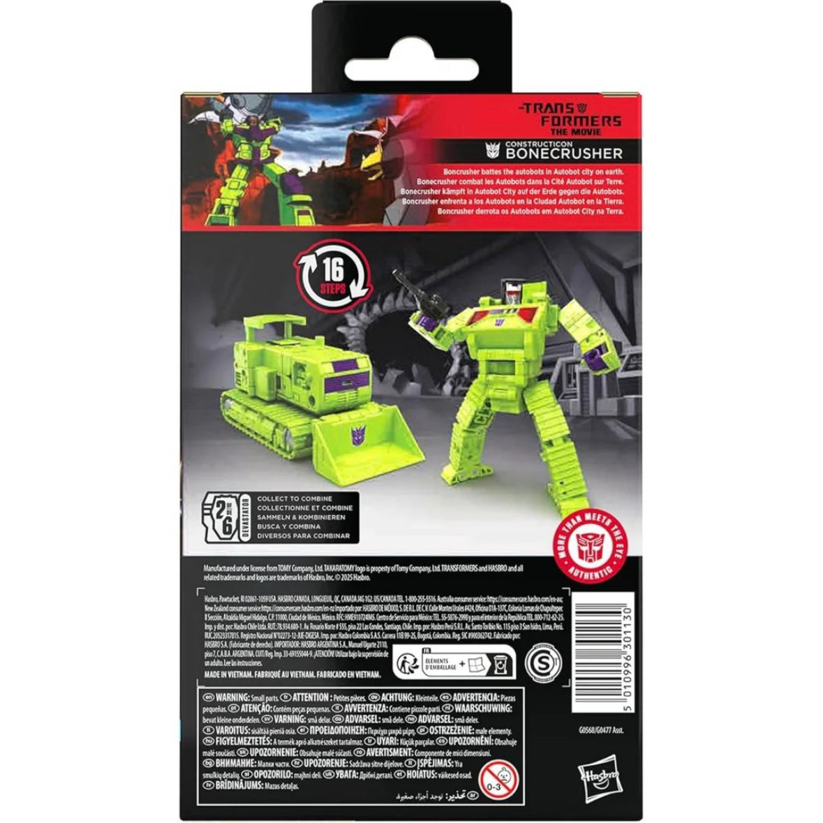 Bonecrusher Constructicon Rang Delúiseach 11 cm Studio Series 86