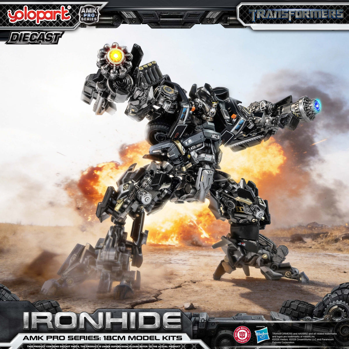 Ironhide 2007 18 cm AMK PRO Model-Kit