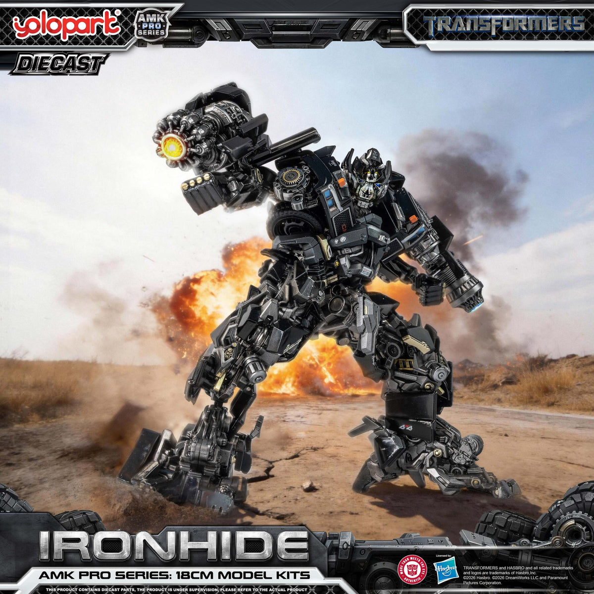 Ironhide 2007 18 cm AMK PRO Model-Kit