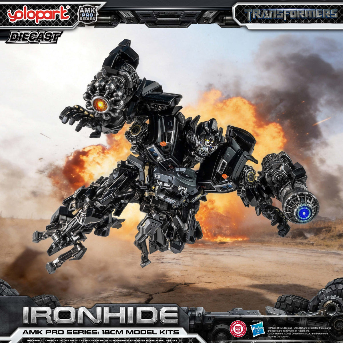 Ironhide 2007 18 cm AMK PRO Model-Kit