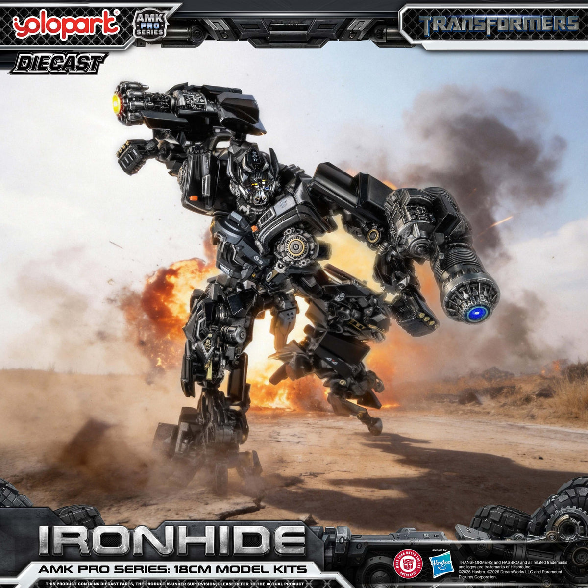 Ironhide 2007 18 cm AMK PRO Model-Kit
