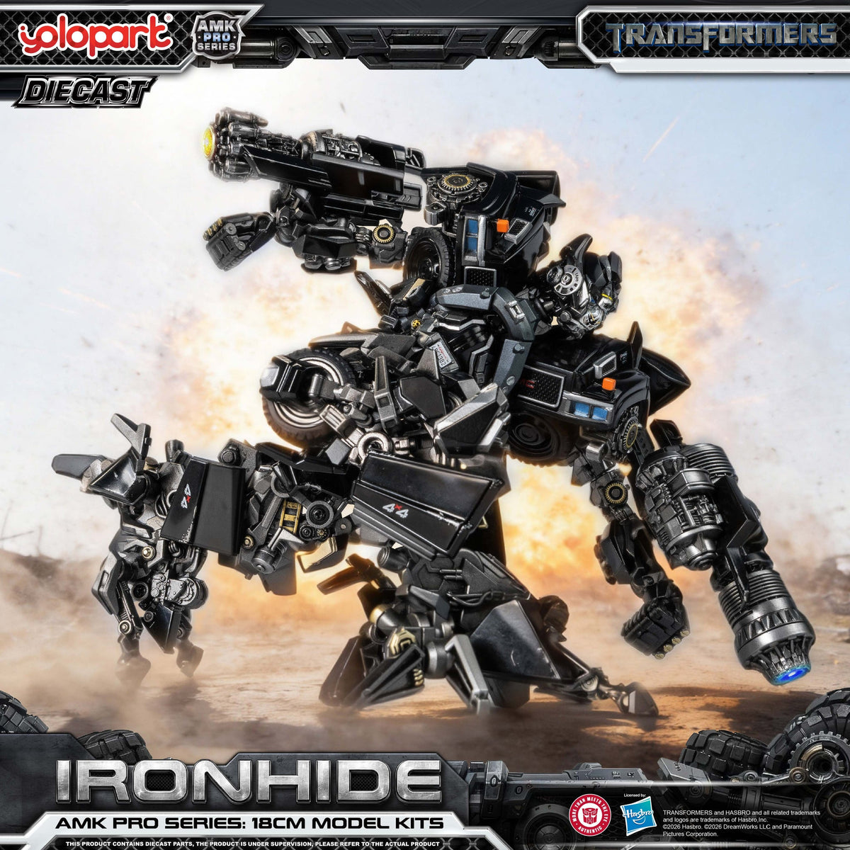 Ironhide 2007 18 cm AMK PRO Model-Kit