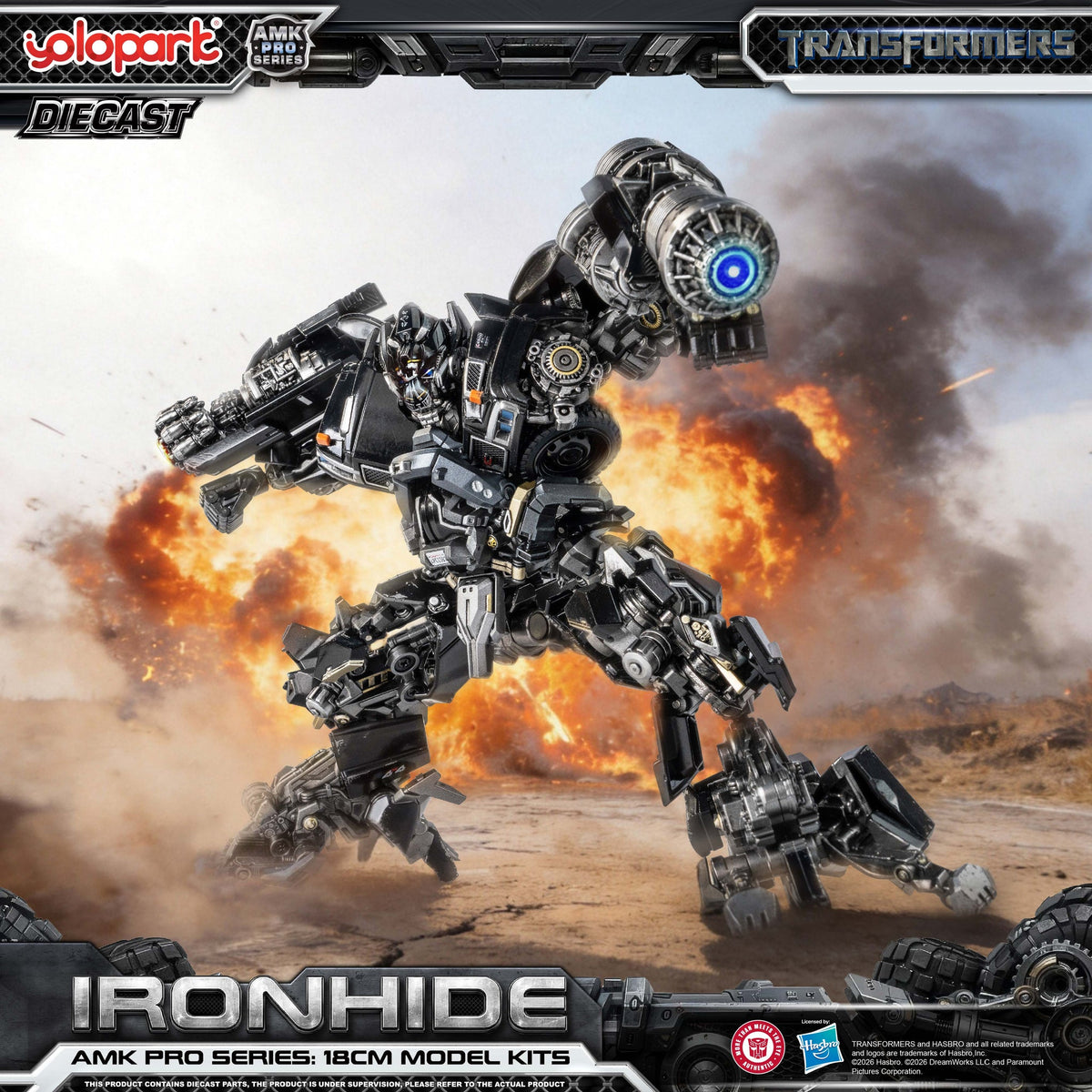 Ironhide 2007 18 cm AMK PRO Model-Kit
