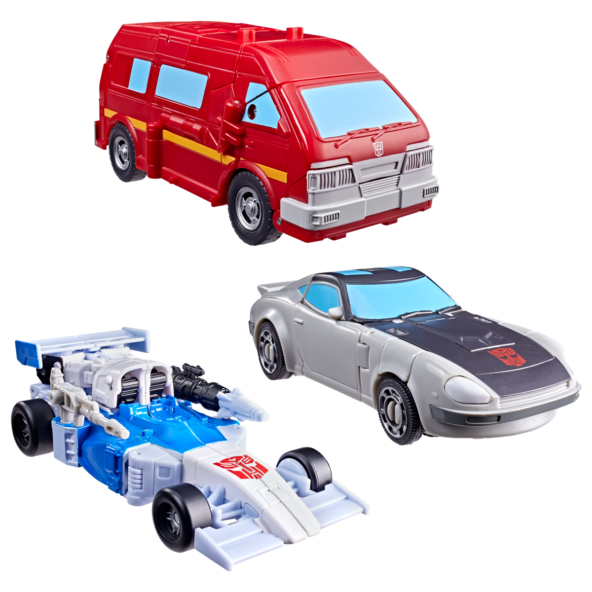Mirage, Ironhide & Bluestreak G1 Triple Pack Age Of The Primes Generations Selects