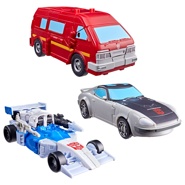 Mirage, Ironhide & Bluestreak G1 Triple Pack Age Of The Primes Generations Selects