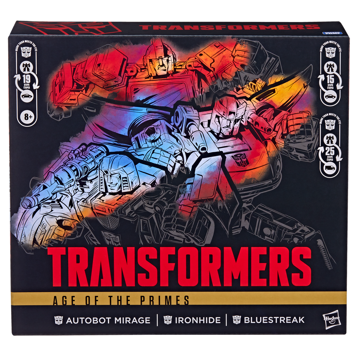 Mirage, Ironhide & Bluestreak G1 Triple Pack Age Of The Primes Generations Selects