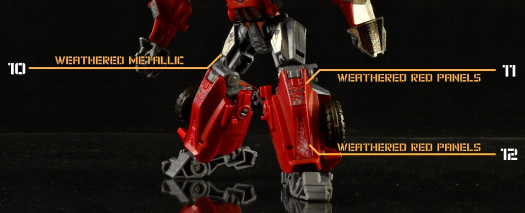 Ironhide Sticker Stickers for Ironhide WFC Studio Series ToyHax Upgrade Kit ...