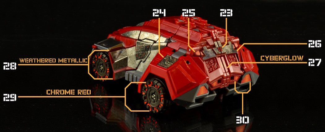 Ironhide Sticker Stickers for Ironhide WFC Studio Series ToyHax Upgrade Kit ...