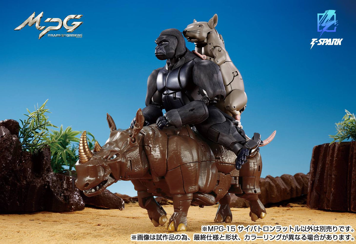 Beast Rattle Chamber Figurine Transformers Rattrap / Rattle Masterpiece MPG-15 Beast Wars ...