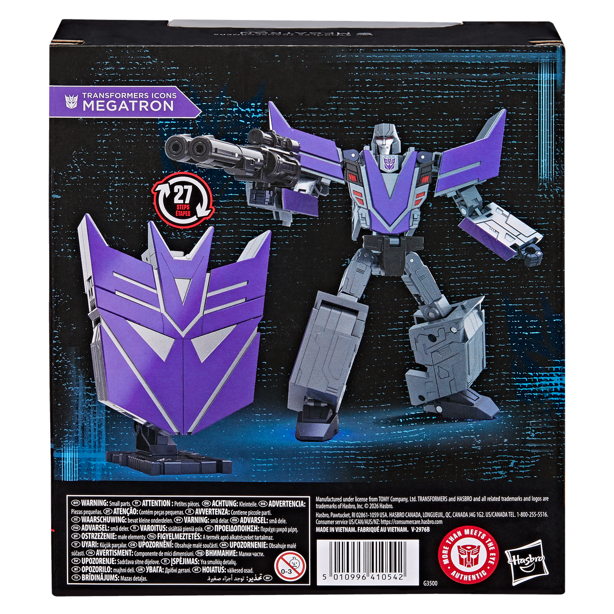 Megatron Icons Decepticons Logo 17 cm