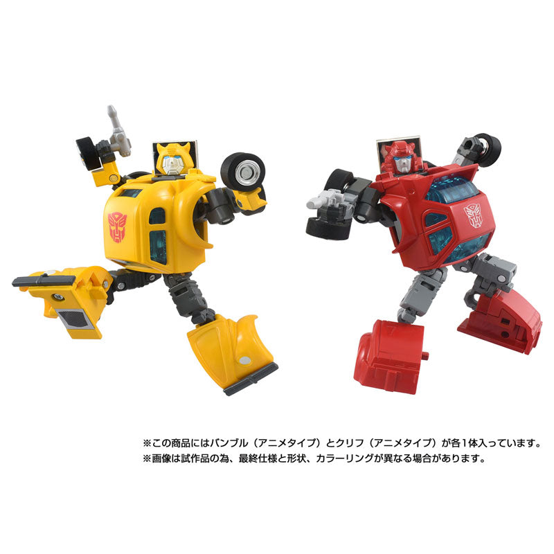 Bumblebee and Cliffjumper Cartoon Missing Link C-09 Cybertron Hero