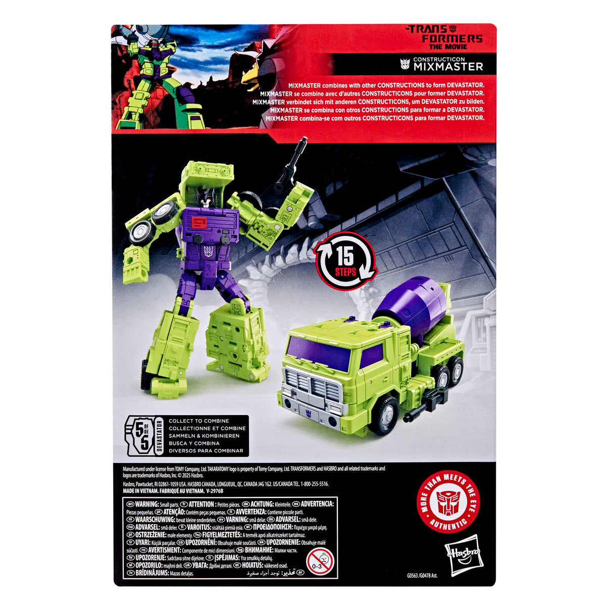 Mixmaster Constructicon Voyager Klass 14cm Studio Series 86 D'Transformers De Film