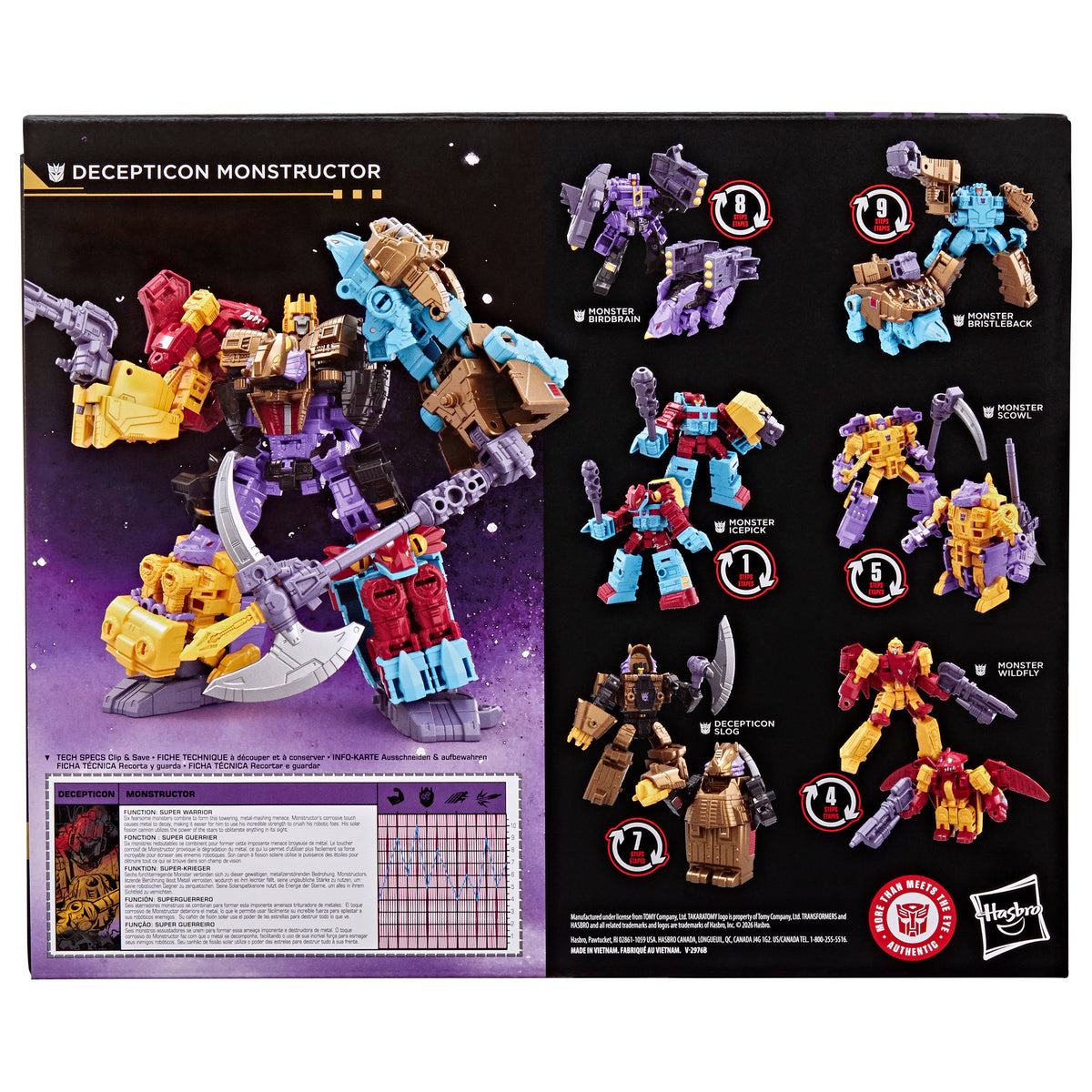 Decepticon Monstructor 16,5 cm Age of the Primes