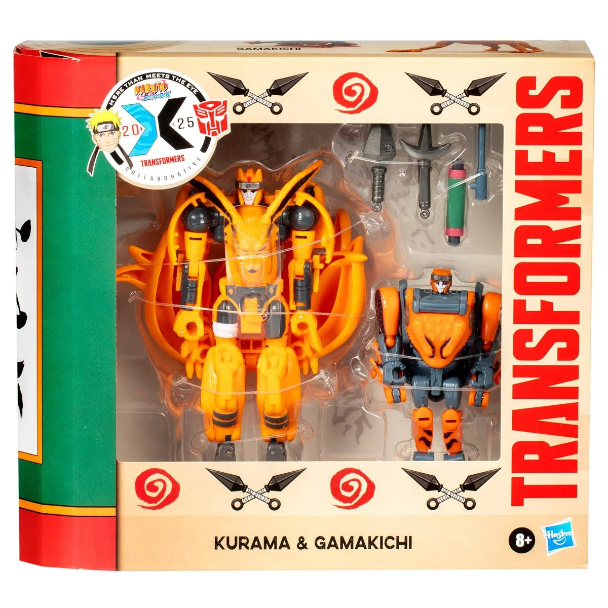 Kurama & Gamakichi Transformers x Naruto Shippuden Collaborative