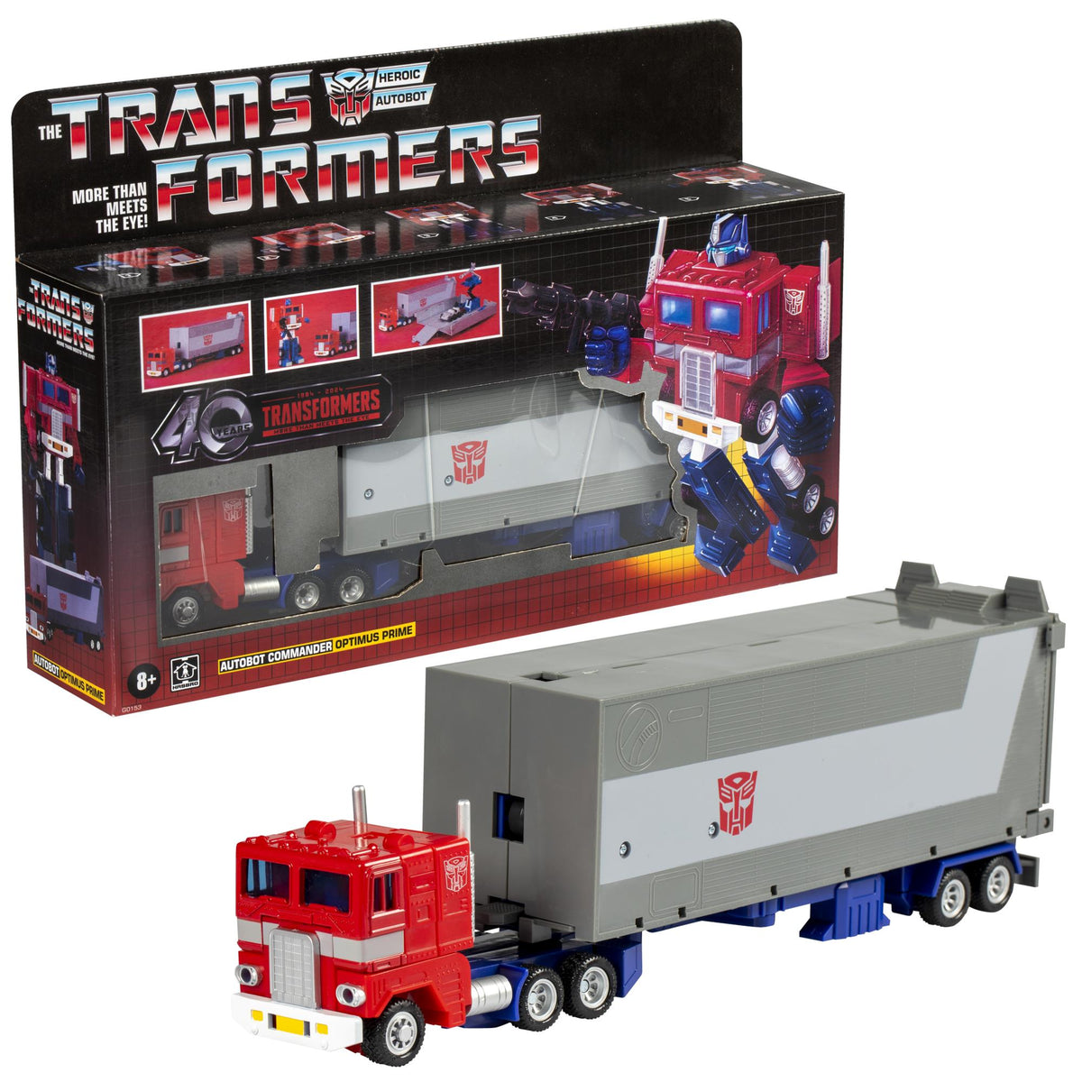 Optimus Prime RETRO G1 Reedição 40º Aniversário