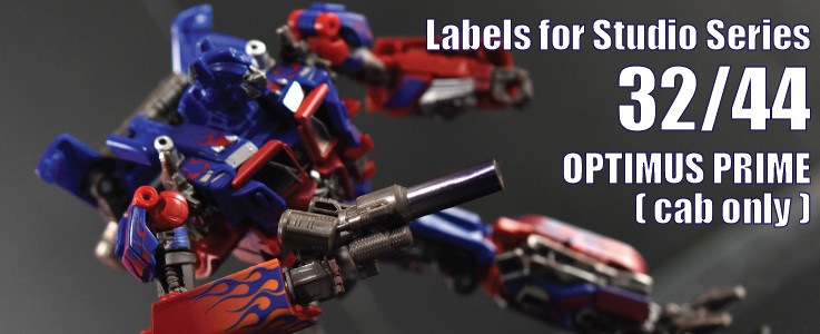 Stickers for Optimus Prime 32/44 (Without the trailer)