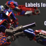 Stickers Pour Optimus Prime 32/44 ( Sans la remorque)