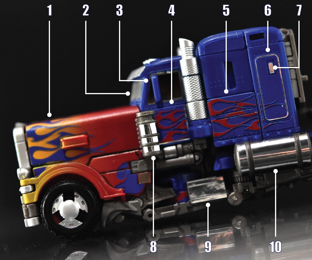 Stickers Pour Optimus Prime 32/44 ( Sans la remorque)