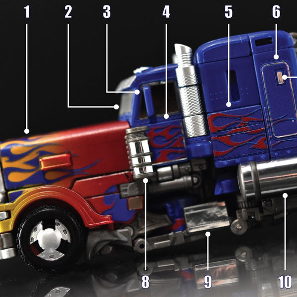 Adesivi per Optimus Prime 32/44 (senza il rimorchio)