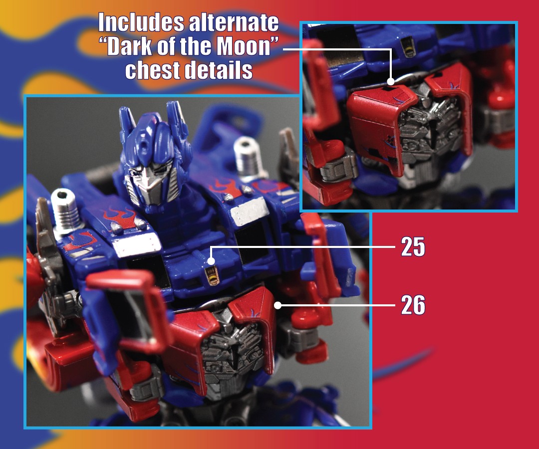 Stickers for Optimus Prime 32/44 (Without the trailer)