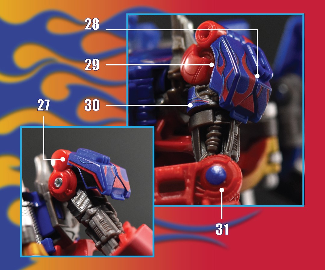 Stickers Pour Optimus Prime 32/44 ( Sans la remorque)