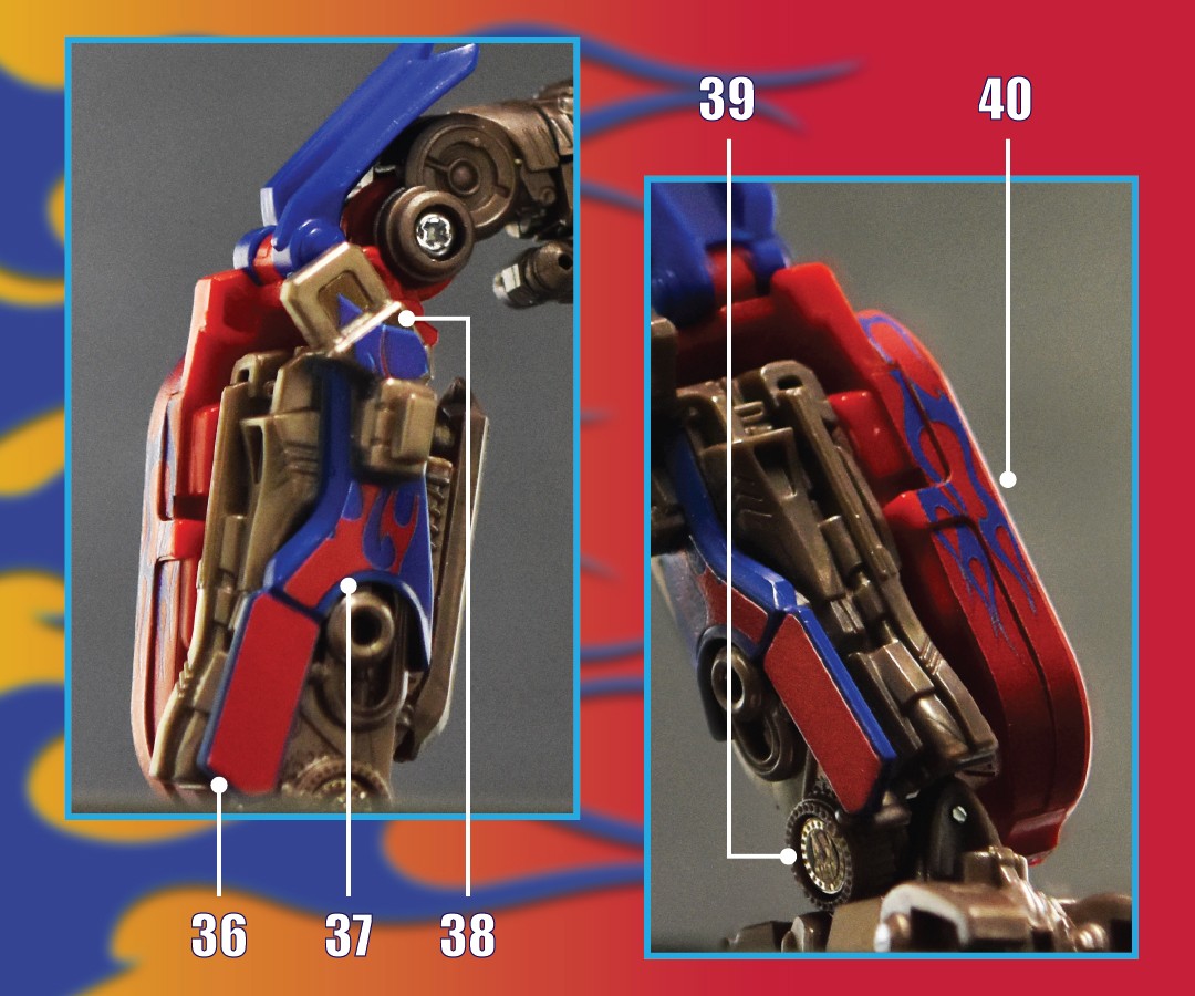 Aufkleber für Optimus Prime 32/44 (ohne Anhänger)