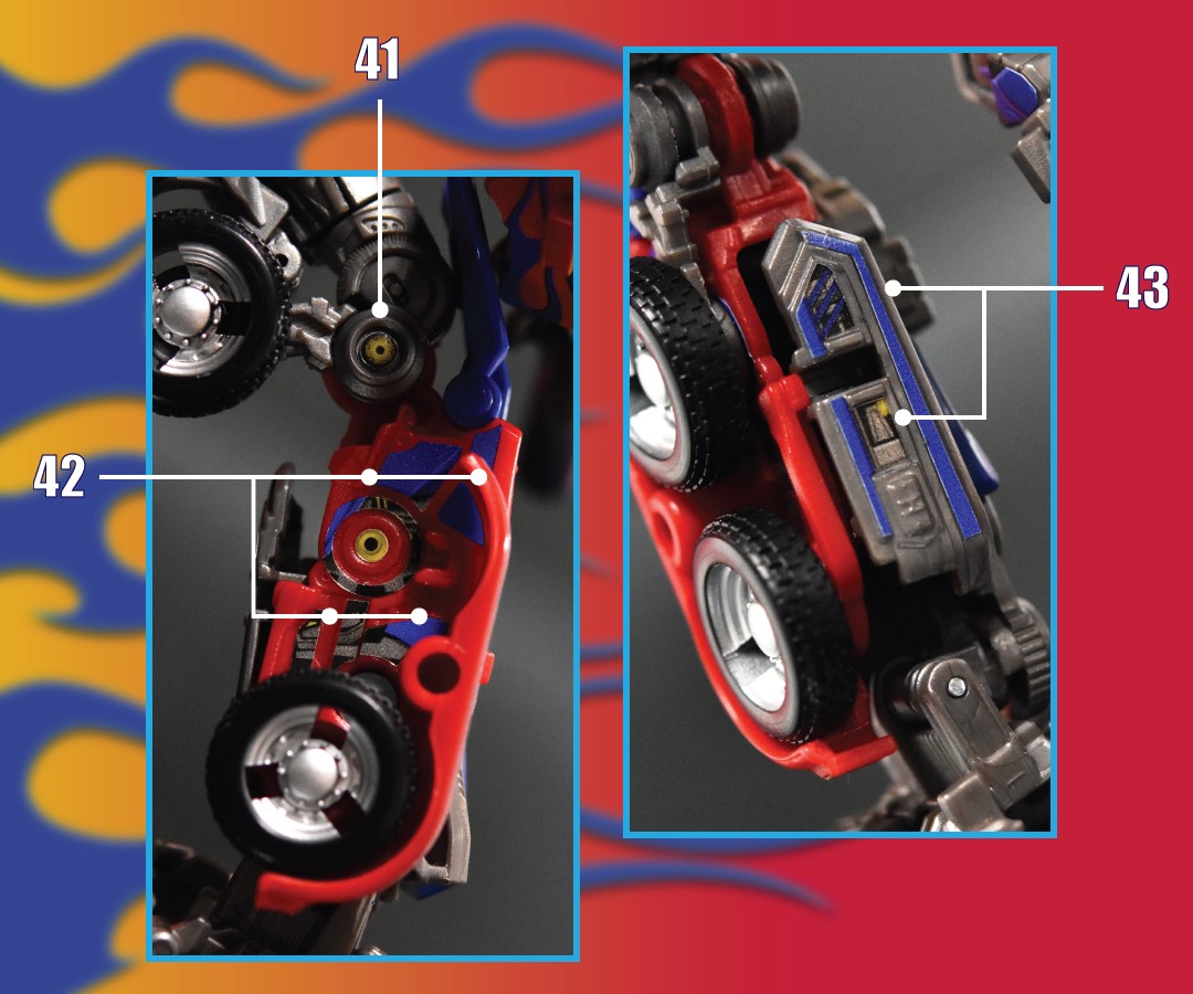 Aufkleber für Optimus Prime 32/44 (ohne Anhänger)