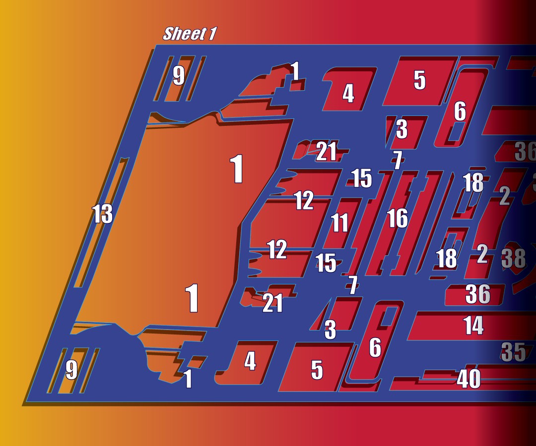 Stickers for Optimus Prime 32/44 (Without the trailer)