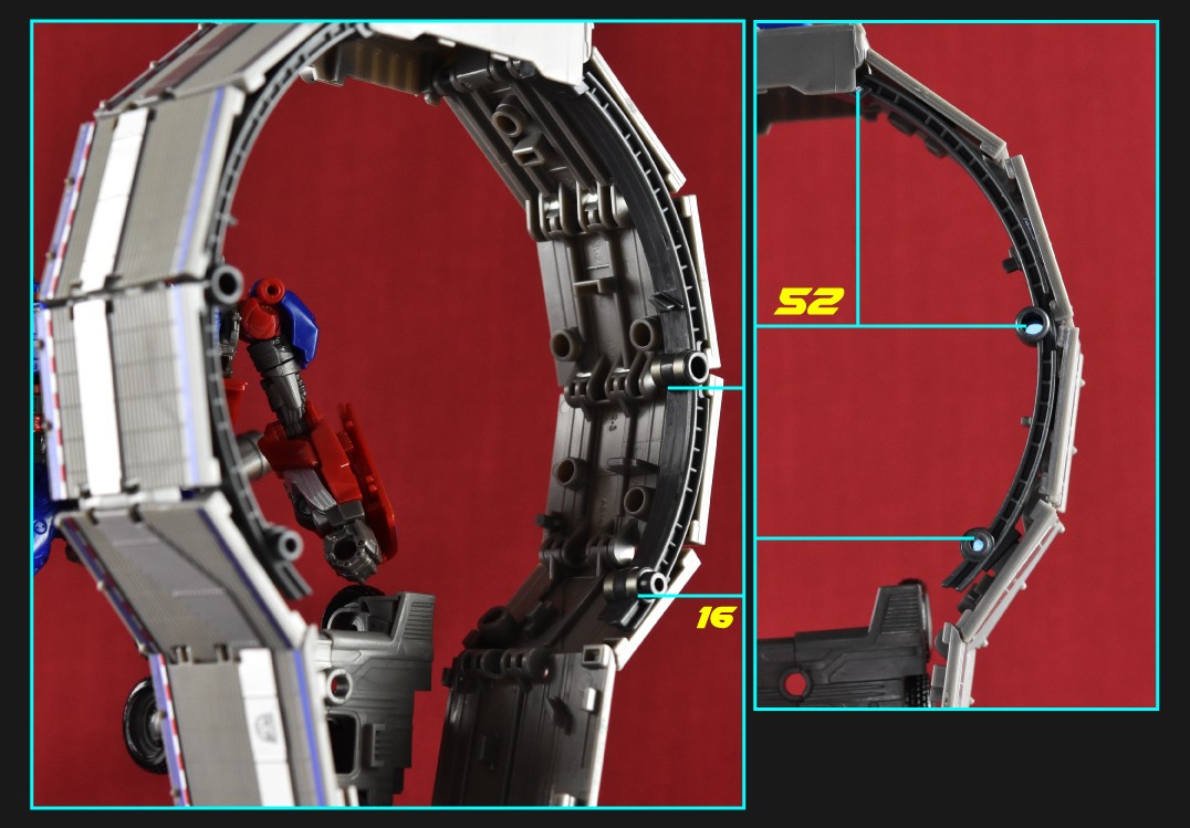 Adesivi per Optimus Prime SS44 (Solo rimorchio)