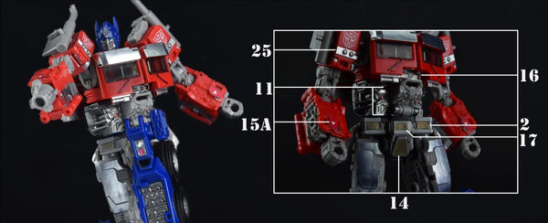 Greamáin do Optimus Rise Of The Beasts Studio Series ToyHax