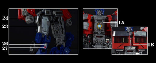 Greamáin do Optimus Rise Of The Beasts Studio Series ToyHax