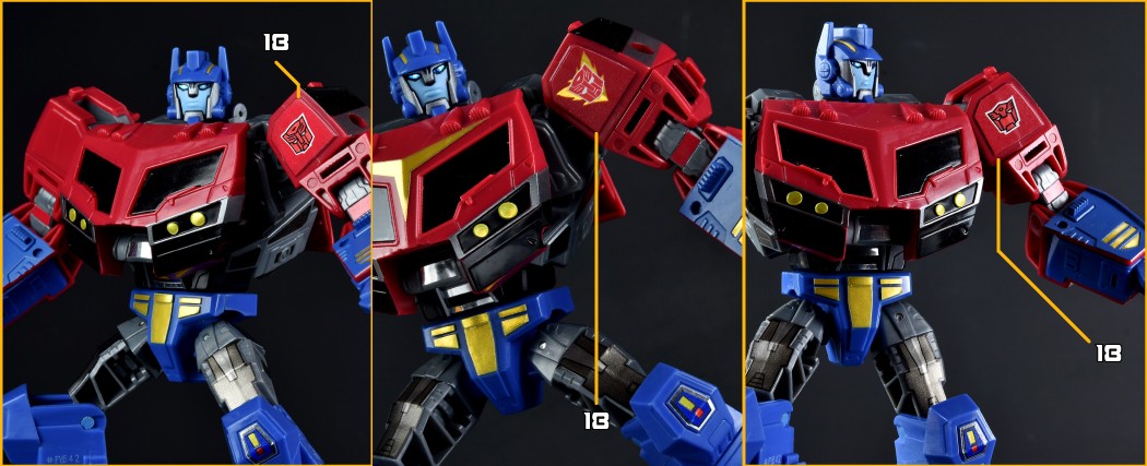 Stickers Pour Optimus Prime et Bumblebee Legacy United Toyhax