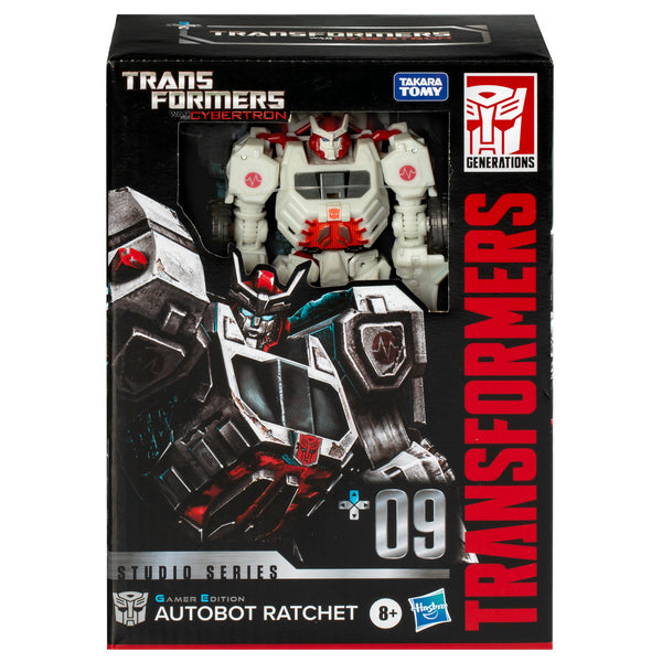 Ratchet Voyager klass 13cm War For Cybertron Studio Series Gamer Edition SSGE-09