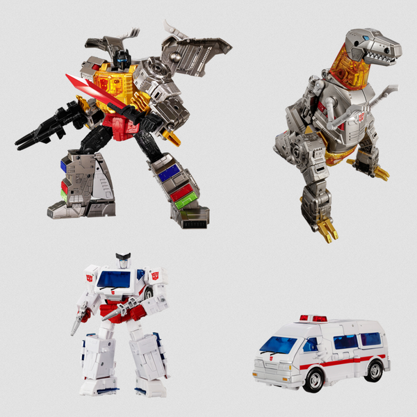 Grimlock & Ratchet G1 21.5 cm Dramatic Capture Series Dinobot Island part 1