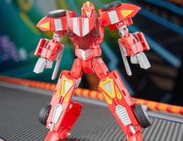 Red Twin Mill 12,5 cm Collaborative Hot Wheels x Transformers