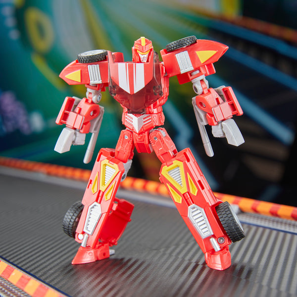 Red Twin Mill 12,5 cm Collaborative Hot Wheels x Transformers