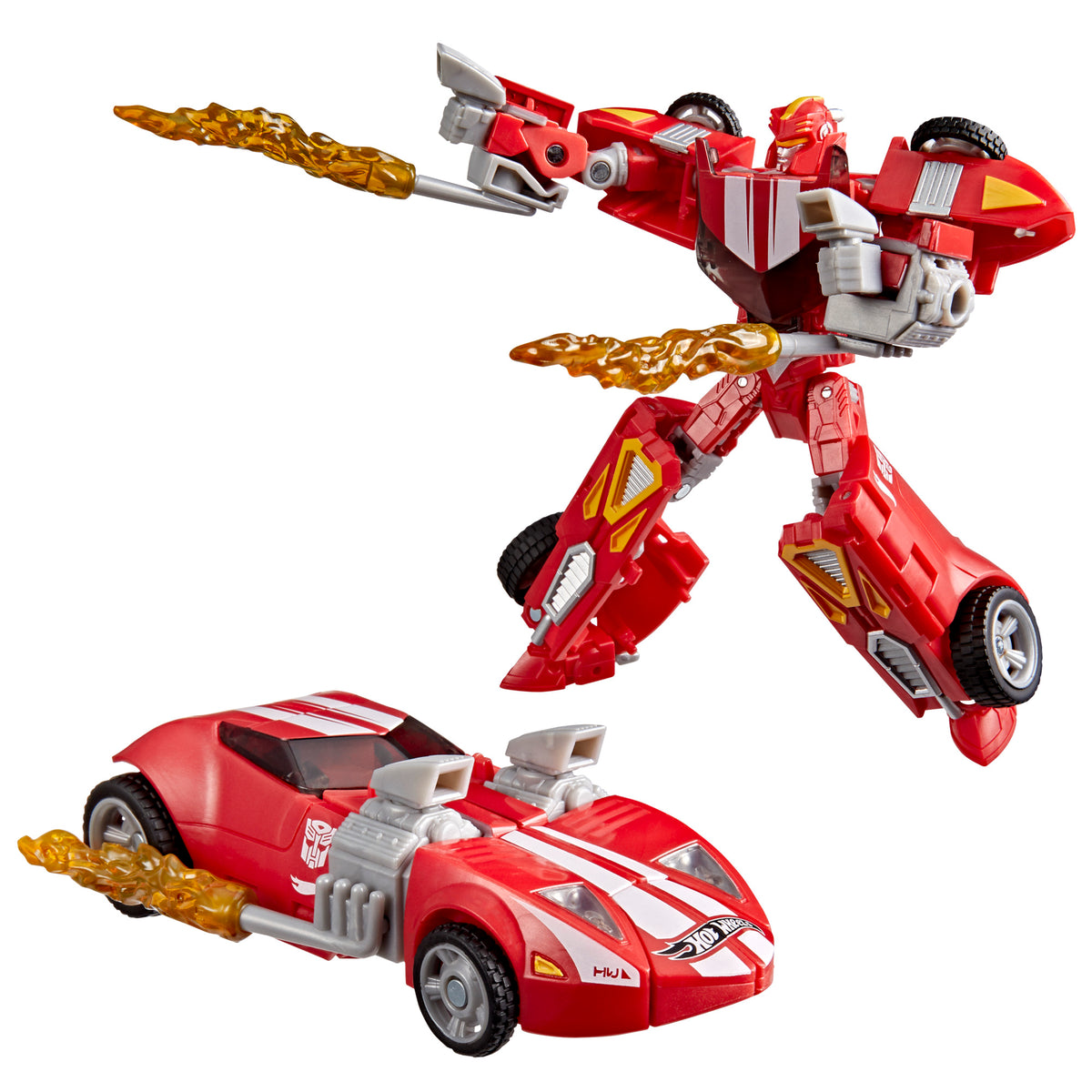 Red Twin Mill 12,5 cm Collaborative Hot Wheels x Transformers