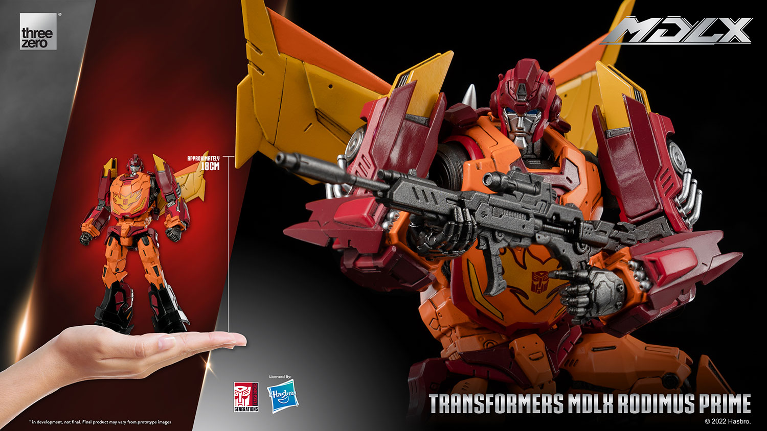 Figura Transformers Threezero Rodimus Prime MDLX – TRANSFORVERSE.EU