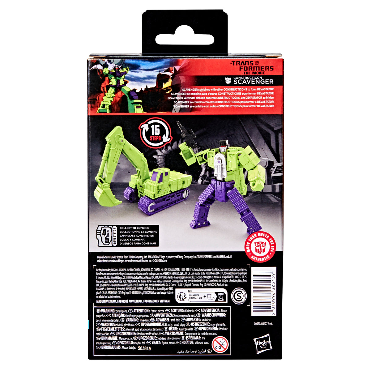 Scavenger Constructicon Deluxe Klass 11,5cm D' Transformers De Film Studio Series