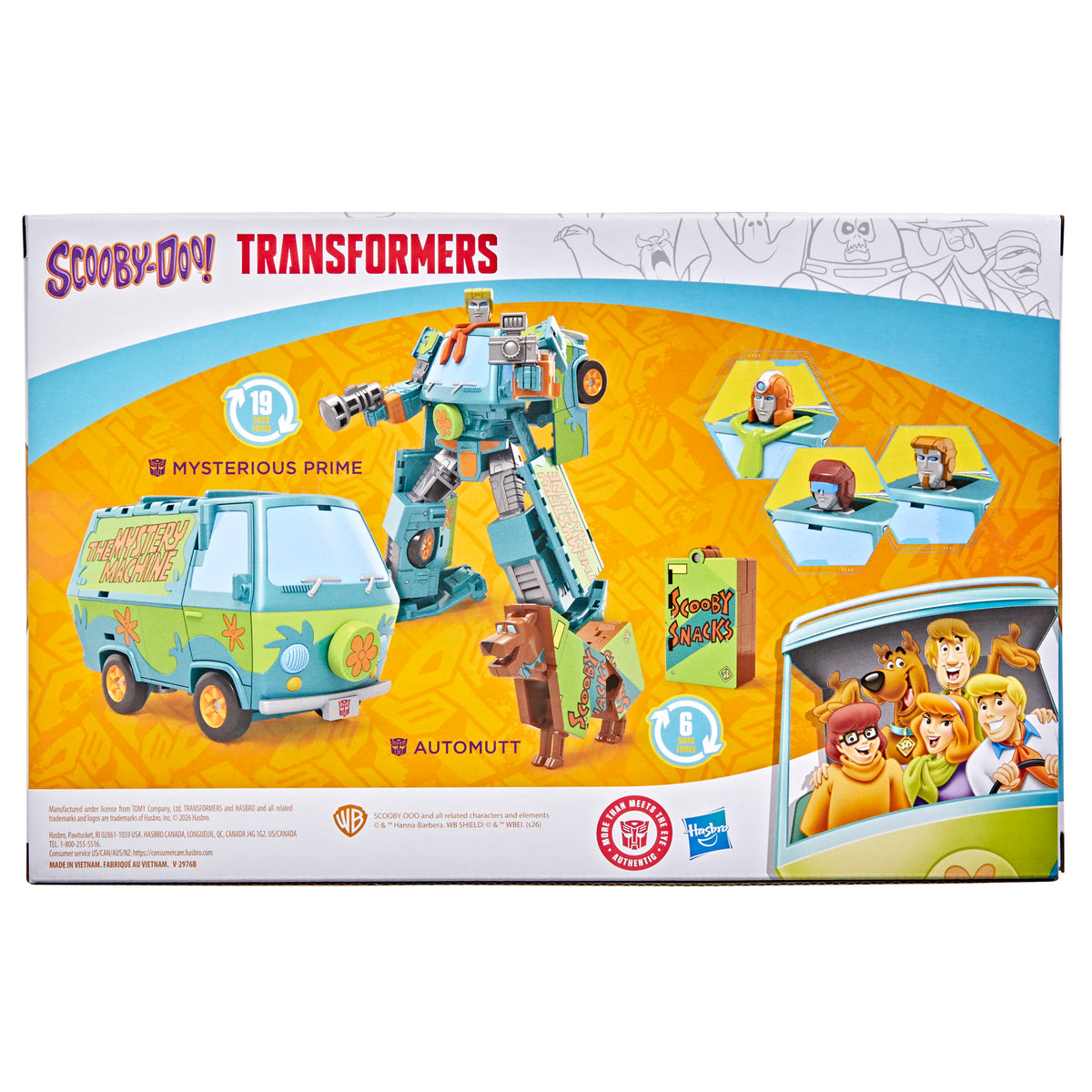 Mysterious Prime & Automutt Leader Class Scooby-Doo x Transformers