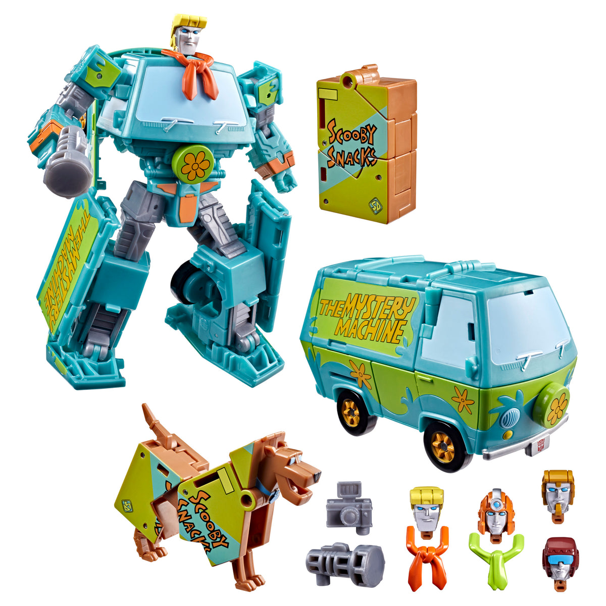 Mysterious Prime & Automutt Leader Class Scooby-Doo x Transformers