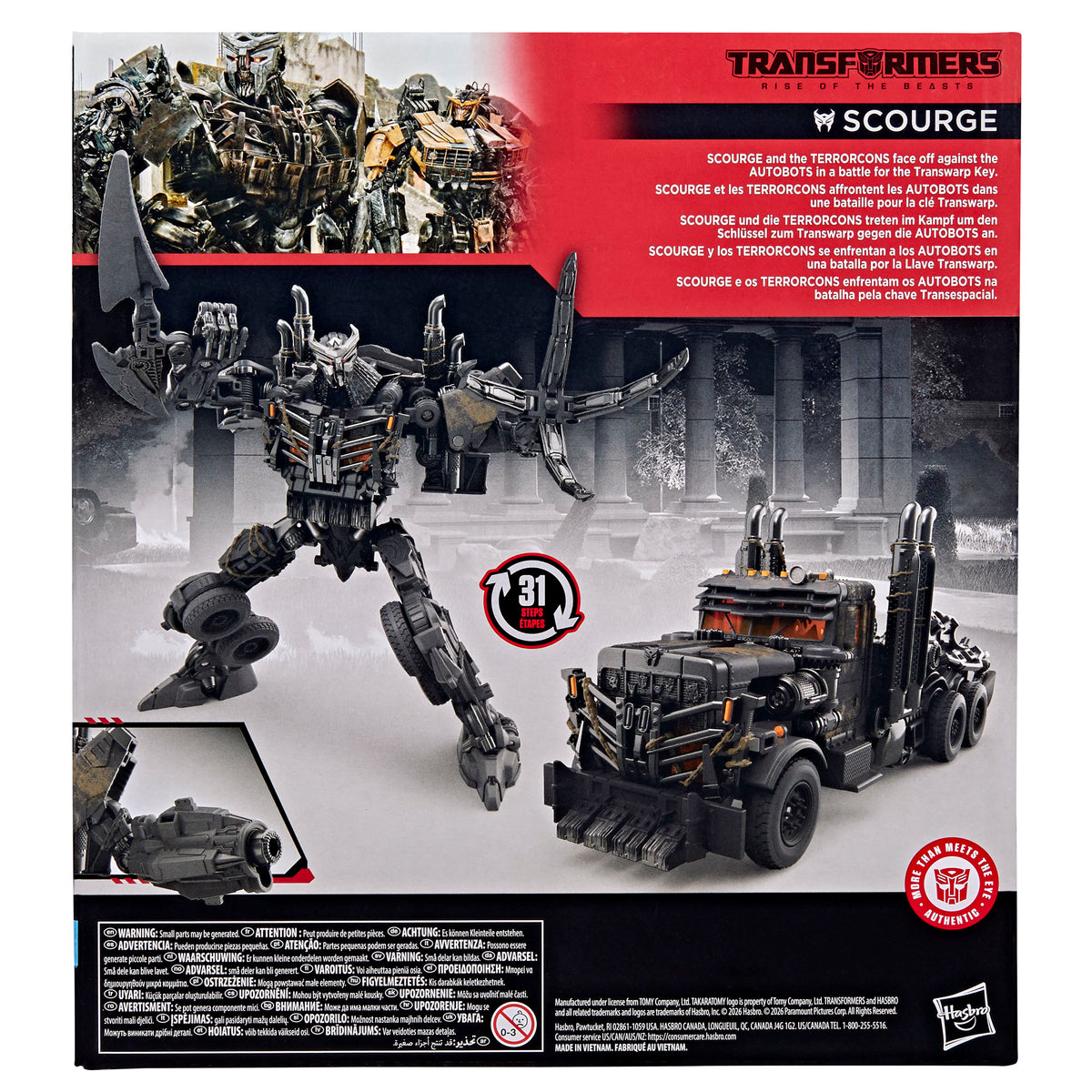 Scourge Leader Class Studio Series Rise Of The Beasts