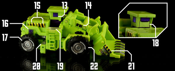 Greamáin do Scrapper Studio Series 86 ToyHax